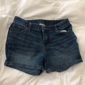 girls jean shorts